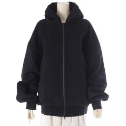 【<strong>バレンシアガ</strong>】Balenciaga　23年 キャメル×ナイロン ジップアップ <strong>パーカー</strong> 750965 ネイビー XXS 【中古】【鑑定済・正規品保証】203075