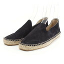 【ランバン】Lanvin コレクション エスパドリーユ スエード シューズ ネイビー 40 【中古】【鑑定済・正規品保証】【送料無料】24630