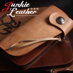 【REDMOON/レッドムーン】Junkie　Leather　Classic/ジャンキーレザークラシックテキサス ロングウォレットTX-02AJ