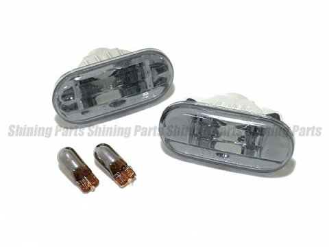 スモークレンズ/クロームバルブ付き Z33フェアレディZ/C11前期ティーダ/ティーダラティオ/B30前期ラフェスタ クリスタルサイドマーカー 左右 //NISSAN汎用/ニッサン汎用/日産汎用/