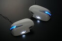 【Revier(レヴィーア)】ハイラックスサーフ210/215系ランドクルーザープラド120系LEDライトバーLEXUSルックメッキリム付LEDウインカードアミラーフットランプ付純正交換タイプ塗装済202/070/クロームメッキ