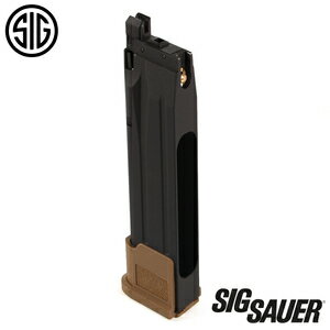 SIG AIR Proforceスペア<strong>マガジン</strong> M17 CO2 GBB用 JASG認定 [ コヨーテタン ] SigSauer ガスブローバック 米軍正式採用拳銃 US Army シグザウエル シグザウアー モジュラーハンドガン MHS ライラクス LayLax オートピストル 自動拳銃 ガス銃 自動式拳銃