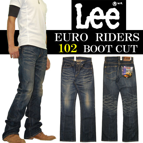 【5％OFF・送料無料】Lee(リー) EURO RIDERS ユーロライダース 腰と太ももにフィットする美脚フレアー 102 ブーツカット LM0802-346 ミッドユーズド