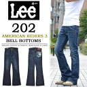 【送料無料】Lee(リー)AMERICAN RIDERS アメリカンライダース 202 ベルボトム LM5202-526 濃色ブルー 【楽ギフ_包装】