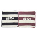 WEIRDO BORDER - CUSHION COVER ウィアード ボーダー クッションカバー/GLADHAND【あす楽対応】【GANGSTERVILLE/ギャングスタービル/WEIRDO/ウィアード/OLD CROW/オールドクロウ】