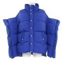 超美品・18AW ジュンヤワタナベ ダウンファンネルネック ドロップショルダー オーバーサイズジャケット/JB-J014/S/ブルー/JUNYA WATANABE COMME des GARCONS【秋冬】【♀】【S】【レディース】/b190123■229718【中古】