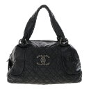 超美品・シャネル SAC HOBO・ボストンバッグ ココマーク キルティング シワ加工/A47996Y06487/ブラック/シルバー/CHANEL【♀】【S】【レディース】【b190515】【RF2】■289538【中古】