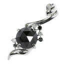 2カラー・ローズカット・ダイヤモンドペンダントトップ・ヘッド/Pt900-3.7g/2.17ct/FD