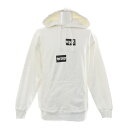超美品・シュプリーム ロゴスウェット・パーカー・トレーナー トップス/M/ホワイト×ブラック/Supreme【♂♀】【S】【ユニセックス】【b190605】【RF2】■294088【中古】