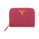 プラダ ヴィッテロ ムーヴ/VITELLO MOVE・コインケース(コインパース・小銭入れ)財布/1MM268/IBISCO(ピンク系)/PRADA【♀】【A】【レディース】/b200910【RF3】■359978【中古】