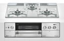 【都市ガス】リンナイ ビルトインガスコンロ デリシア(DELICIA) RHS32W22E4RC-STW 幅60cm 3V乾電池タイプ コンロ単体タイプ アローズホワイト ココット付属