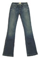 アンティックデニム ANTIK DENIM パンツ デニム ジーンズ ダメージ加工 刺繍 総柄 24 紺 インディゴ /TT1 レディース 【中古】【ベクトル 古着】 180806 ブランド古着ソウソウル&ベクトル