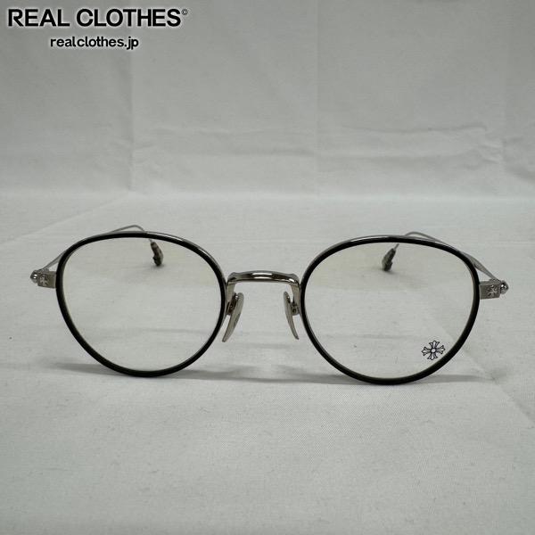 【中古】CHROME HEARTS/クロムハーツ BONE PRONE IV CHプラス 眼鏡フレーム/アイウェア