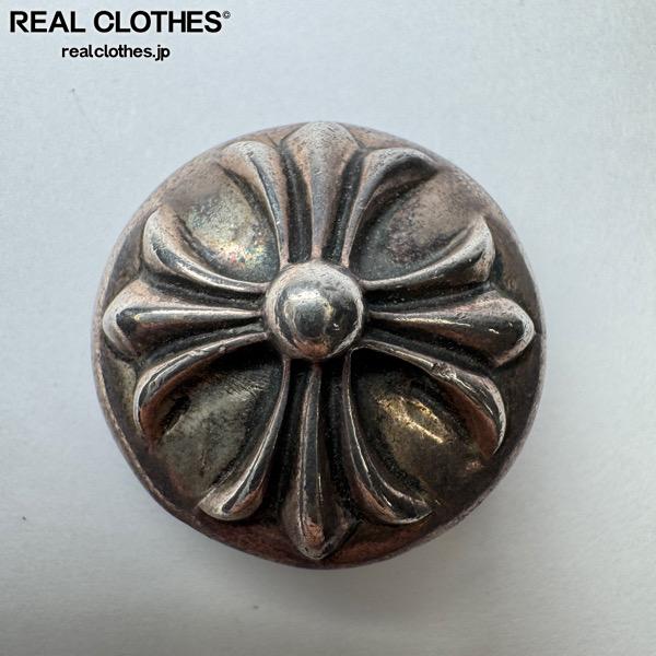 【中古】【オールド刻印】CHROME HEARTS/クロムハーツ HAIRBAND CROSS CH/クロスボール コンチョ ヘアゴム ブレスレット