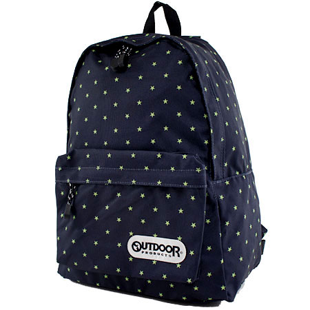 アウトドアプロダクツ 【 OUTDOOR PRODUCTS 】 リュックサック スター ドット柄 ODO-01 60 ネイビー NAVY 【 アウトドア プロダクツ デイパック バックパック 山ガール 】 【jelly_maga】【5P_0802】全品送料無料！ outdoor アウトドア バッグ メンズ レディース ユニセックス