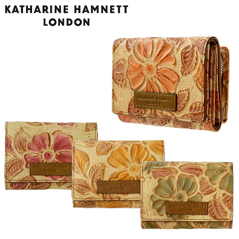 キャサリンハムネット 三つ折財布 KHP263 【 KATHARINE HAMNETT ロ…...:richard:10067655