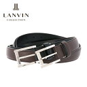 ランバンコレクション ベルト jlmb2340 LANVIN COLLECTION ビジネスベルト 中間フリー 牛革 本革 レザー メンズ ブランド専用BOX付き