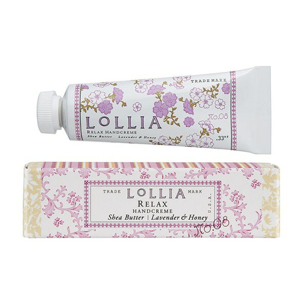 LOLLIA(ロリア) プチ<strong>ハンドクリーム</strong>【リラックス】アメリカ製 海外 インポート ハンドケア ミニ<strong>ハンドクリーム</strong> 保湿 潤い マカデミアオイル アボカドオイル アルガンオイル シアバター 滑らか 人気 マーゴット・エリーナ 女性 プレゼント ギフト 贈り物 誕生日