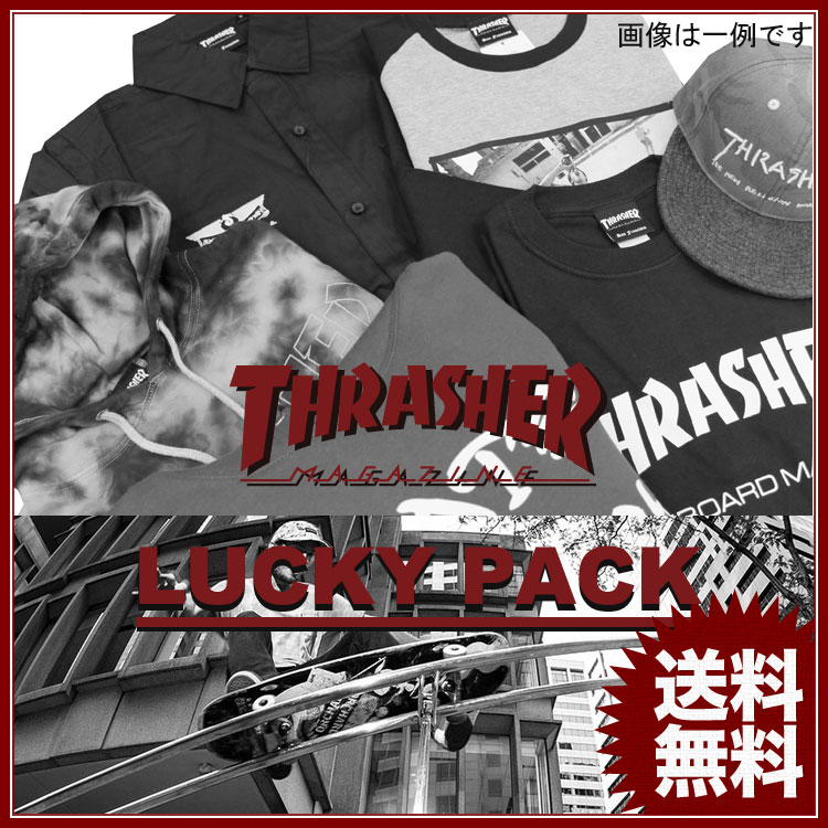 【2018年 新春福袋】THRASHER スラッシャー スケート ファッション福袋 メンズ レディース 6点セット S-XL 12/26(火)より順次発送対応