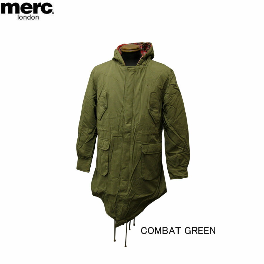 merc london TOBIAS FISHTAIL PARKA COAT 【マークロンドン メルク 中綿入り モッズコート】【20%OFF】2011秋冬ライン 送料無料 あす楽対応