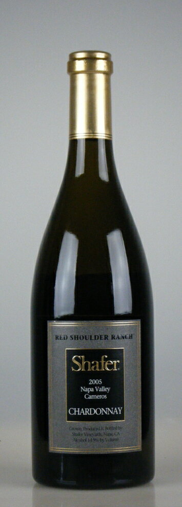 Shafer Vineyards Chardonnay Red Shoulder Ranch [2005]シェーファー　シャルドネ・レッド・ショルダー・ランチ　[2005]