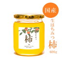【生はちみつ 柿600g】国産 純粋 生 はちみつ 非加熱 国産はちみつ 日本産 岡山産 蜂蜜 ハチミツ