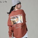 RAG MACHINE (ポイント20倍!) フォトプリントスウェット ウィメンズRight-on,ライトオン,RM4202440020,RAG MACHINE,ラグマシーン