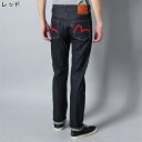 (エヴィス)EVISU 【WEB限定】《別注》9002赤耳テーパード ジーンズ レッドペイントカモメ メンズ ※Right-on,ライトオン,9002-09R-EC,EVISU,EVIS,エヴィス,エビス,
