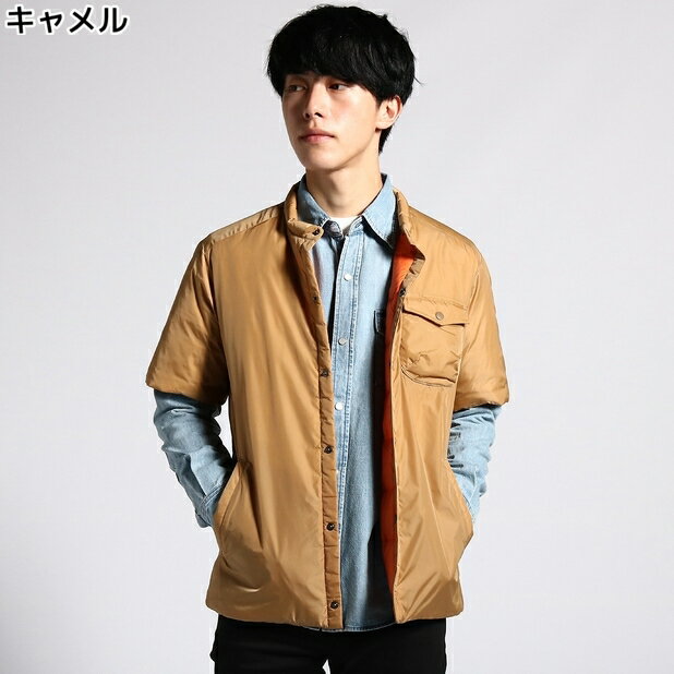 (バックナンバー)BACK NUMBER 【WEB限定】半袖ダウンジャケット メンズRight-onライトオンBN39002-ECBACKNUMBERバックナンバー