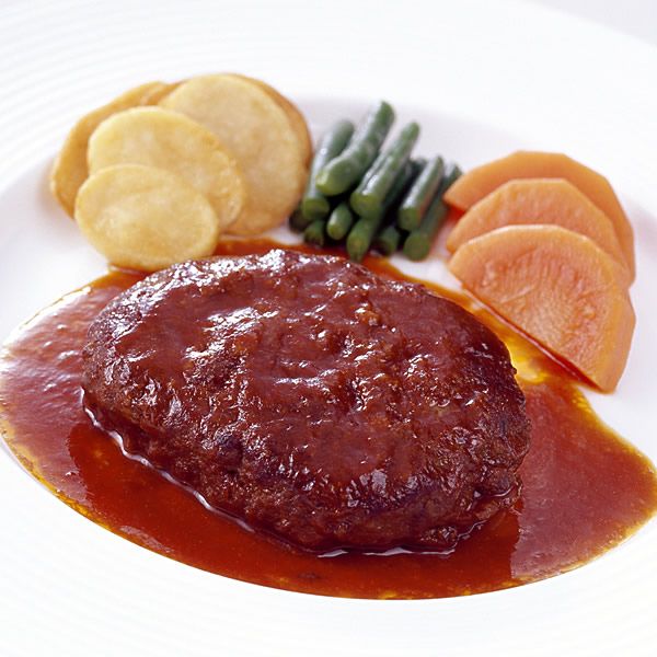 飼料に梅を加えた柔らかい肉質の 大阪ウメビーフ煮込みハンバーグ【リーガロイヤルホテル】