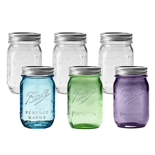 C\W[ BALL {[ Mason Jar 16oz M[}EX KXۑr(480ml)100N 6{Zbg