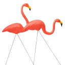 【ピンク フラミンゴ カップル】Pink Flamingo プラスチック オブジェ
