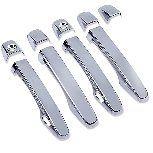 YAOFAO プリウス30系 メッキドアハンドルカバー プリウス40系 プリウスα ZVW30 ZVW40 ハンドル ドアカバー キラキラ 鏡面