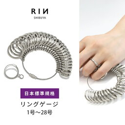 リングゲージ サイズゲージ 1号～28号 日本標準規格 金属製 リング 指輪 メンズ レディース 指輪サイズ リングサイズ シルバー レディース メンズ 指輪サイズゲージ 指輪サイズ測り 号数 サイズ 測る サイズを測る やつ 道具 器具 調整
