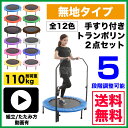 【送料無料】2点 手すり セット ロゴ無し 無地 版 手すり付き トランポリン 家庭用 102cm 折り畳み式 耐荷重110kg 大人用 子供用 ダイエット エクササイズ 静音 RIORES クリスマスプレゼント 1歳/2歳/3歳/4歳 知育玩具 入学祝 誕生日