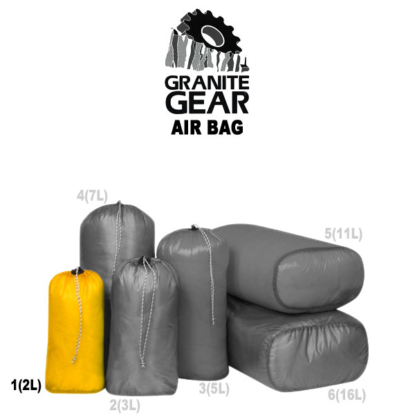 【メール便OK/4点迄】GRANITE GEAR AIR BAG 1（2L） [全4色]グラナイトギア エアバッグ スタッフバッグメンズ(男性用) レディース(女性用) _11003E