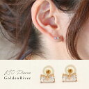 ピアス ゴールド pierce K10ゴールド リボン ri...