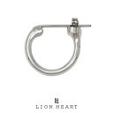 ライオンハート for Gift プレーンフープピアス シルバー 01EA0571S LION HEART フォ