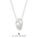 ライオンハート (I)will engrave エレガンスヘリテイジダブルリングネックレス/シルバー925 1NE237A0SV LION HEART プルメリア メンズ ブランド プレゼント 誕生日