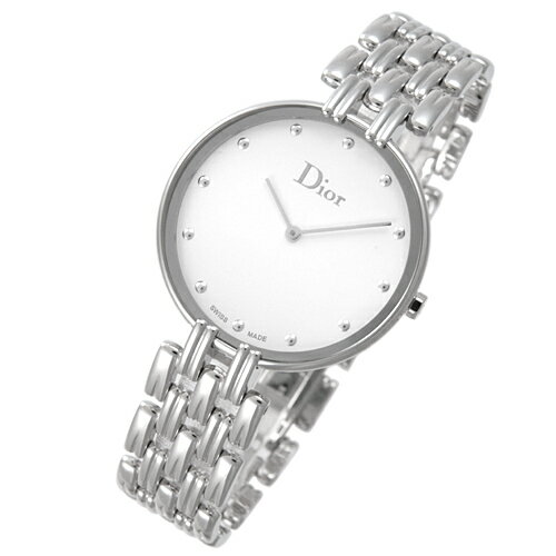 【Dior ディオール】レディース腕時計 バギラ ラージ ホワイト文字盤 094110M002 [送料無料]【Luxury Brand Selection】[]