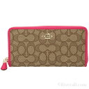 コーチ 財布 COACH ラウンドファスナー長財布