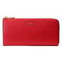 【ボーナスSALE】フルラ 財布 FURLA L字ファスナー長財布 BABYLONE XL ZIP ROUND WALLET レディース ルビーレッド レザー 797978 アウトレット店買付 フルラ 財布【ブランド】【あす楽対応】