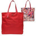 フルラ バッグ FURLA リバーシブルトートバッグ DAMA レッドxマルチカラー ナイロン 807887 アウトレット店買付【ブランド】