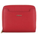 フルラ FURLA ラウンドファスナー折り財布 1046981 | サイフ 財布 二つ折り ミニ ミニ財布 小さい カード入れ 収納 小銭入れ 札入れ ファスナー レディース かわいい 可愛い オシャレ おしゃれ ブランド レザー 革 本革 シンプル 黒 ブラック