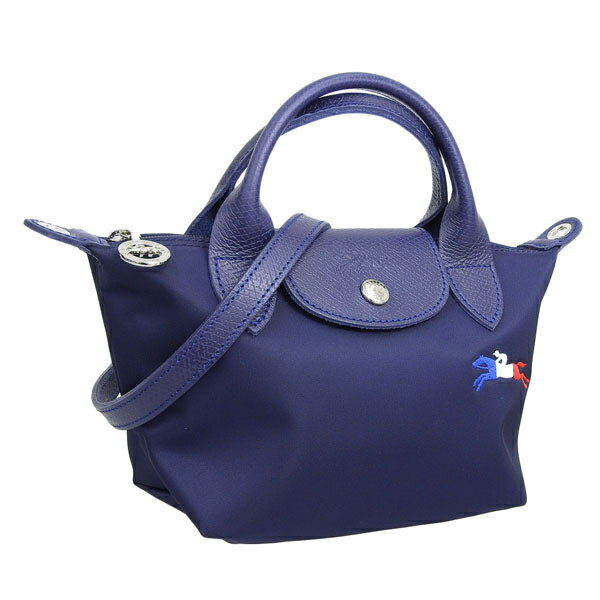 ロンシャン LONGCHAMP 2wayショルダーバッグ バッグ ナイロン×レザー ネイビー レディース 1500-hxg-006 2021AW newyearcoupon