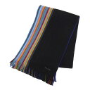 ポールスミス 売れ筋アイテム Paul Smith SCARF MULTI EDGE MEN'S SCARF スカーフ マフラー ウール ストライプ ブラック メンズ M1A-868F-GS10 m1a868f-gs10-79 父の日 プレゼント