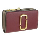 マークジェイコブス/MARC JACOBS THE SNAPSHOT COMPACT WALLET 二つ折り財布 財布 レッド系マルチ レディース m0013356-647 母の日 プレゼント 【全品ポイント最大10倍 23日12時〜】