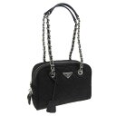 プラダ/PRADA ショルダーバッグ バッグ ナイロン ブラック レディース 1bb072teim-nero-zz アウトレット 【全品ポイント最大10倍 23日12時〜】