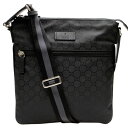 グッチ バッグ GUCCI 斜めがけショルダーバッグ メンズ/レディース ブラック GGナイロンxレザー 449184g1xhn8615アウトレット店限定モデル【ブランド】【あす楽対応】【送料無料】