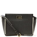 ケイトスペード バッグ KATE SPADE 斜めがけショルダーバッグ ブラック レザー pxru6853-001【あす楽対応】【ブランド】【送料無料】
